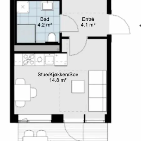 Cosy New 25 Kvm In The Heart Of Tromsoe * Tromso